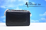 CHANEL 1998 Classic Flap Jumbo Black Lamskin - 3