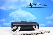 CHANEL 1998 Classic Flap Jumbo Black Lamskin - 5