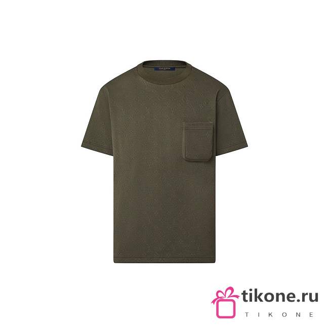 LV LVSE Signature 3D Pocket Monogram T-Shirt Olive - 1