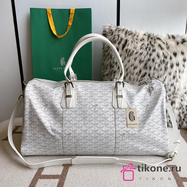 Goyard White Croisiere 50x26x26cm - 1