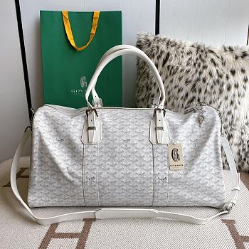 Goyard White Croisiere 50x26x26cm