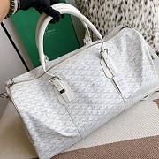 Goyard White Croisiere 50x26x26cm - 4