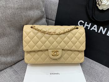 Chanel Flap Lambskin Bag 25cm Gold Hardware 