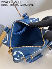 LV Speedy 20 Bandouliere Dark Blue - 20.5x13.5x12cm - 2