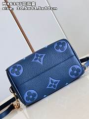 LV Speedy 20 Bandouliere Dark Blue - 20.5x13.5x12cm - 4