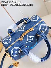 LV Speedy 20 Bandouliere Dark Blue - 20.5x13.5x12cm - 5