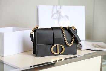 DIOR| 30 Montaigne Black - 24x17x8cm