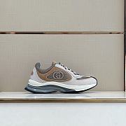 GG Run Unisex Sneakers Grey Suede Materials - 5