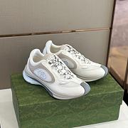 GG Run Unisex Sneakers White Suede Materials - 1