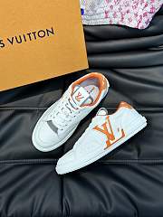 LV Unisex Orange Rivoli Sneakers - 1