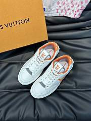 LV Unisex Orange Rivoli Sneakers - 4