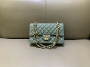 Chanel Medium Light Blue Lamskin Gold Hardware - 2