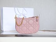 Dior Caro Pink Handbag - 25x16x2.5cm - 1