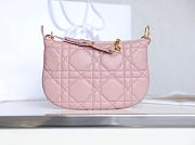 Dior Caro Pink Handbag - 25x16x2.5cm - 4