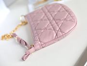 Dior Caro Pink Handbag - 25x16x2.5cm - 3