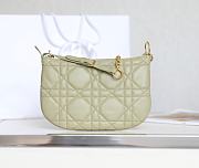 Dior Caro Green Handbag - 25x16x2.5cm - 3