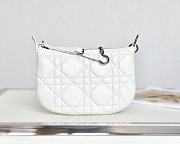 Dior Caro White Handbag - 25x16x2.5cm - 5