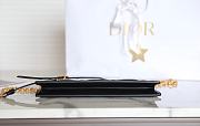 Dior Caro Black Clutch - 27.5x14x4.5cm - 2