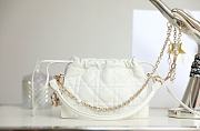 Dior Lady Milly Mini Bag White - 19x13x5cm - 5