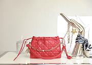 Dior Lady Milly Mini Bag Red - 19x13x5cm - 1