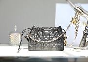 Dior Lady Milly Mini Bag Black - 19x13x5cm - 2