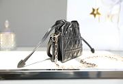 Dior Lady Milly Mini Bag Black - 19x13x5cm - 3