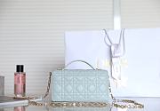 Dior Miss Light Blue Mini Bag - 21x11.5x4.5cm - 4