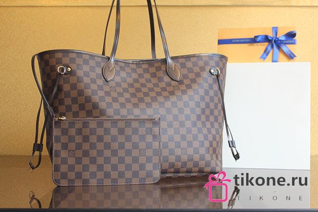 LV Neverfull GM Damier Enebe Canvas - 39x32x19 cm - 1