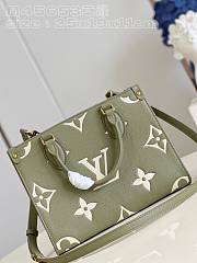 LV Onthego Monogram Empreinte Green - 25x19x11cm - 5