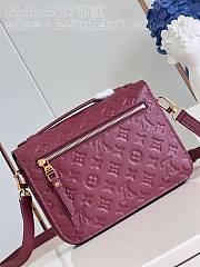 LV Pochette Métis Wine Red - 25x19x7cm - 3