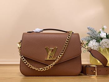 LV Oxford Brown Handbag - 22x16x9.5cm