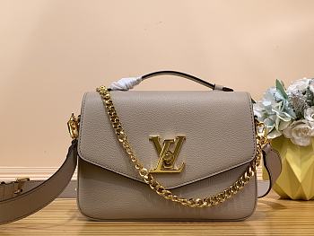 LV Oxford Beige Handbag - 22x16x9.5cm