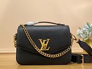 LV Oxford Black Handbag M22735 - 22x16x9.5cm - 1