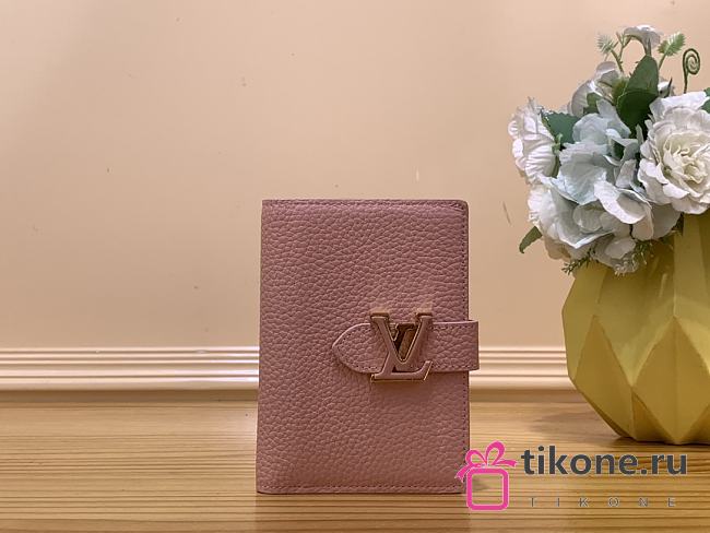 LV Pink Vertical Taurillon - 9x12x1cm - 1