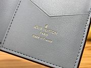 LV Grey Vertical Taurillon - 9x12x1cm - 2