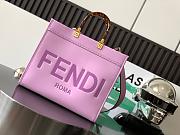 Fendi Roma Violet Tote Bag - 35x31x17cm - 1