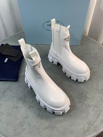 Prada Boots White With Logo