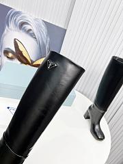 Prada Long Boots Black - 5