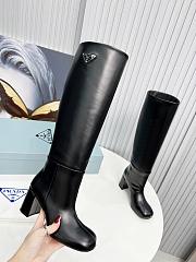 Prada Long Boots Black - 4