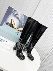 Prada Long Boots Shiny Black - 1