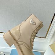 Prada Beige Boots With Logo - 3