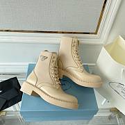 Prada Beige Boots With Logo - 2