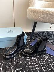 Prada Shiny Black Boots  - 4