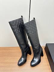 CC Long Boots Black Leather - 3