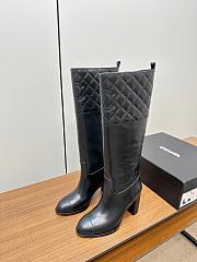 CC Long Boots Black Leather - 2