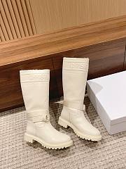 Dior D-Joy Beige Long Boots - 1