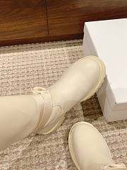 Dior D-Joy Beige Long Boots - 5