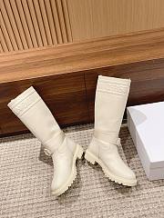 Dior D-Joy Beige Long Boots - 3