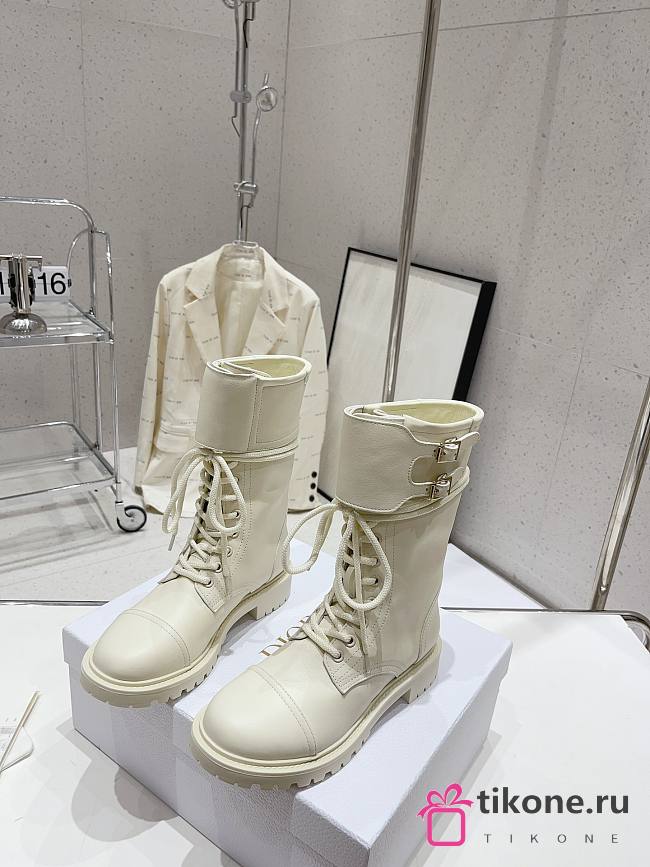 DIOR Martin White Boots - 1