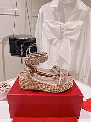 Valentino Garavani Rockstud Wedge Sandals - 1